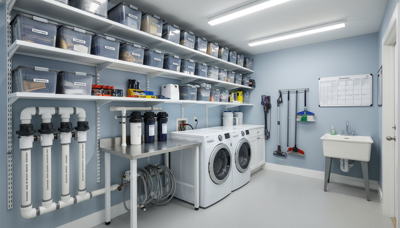 Utility Room Organization